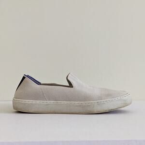 Rothy's The Original Slip On Sneaker Size 8 Sand Beige Loafer Shoes Washable